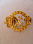 AUSTRALIA 1960s on c/b type MP corp cap badge  metal