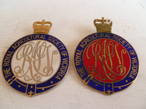AUSTRALIA  royal agricultural society  badge s 2 diff