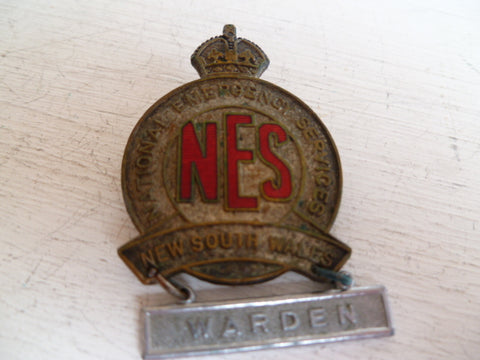 AUSTRALIA  NES badge with warden bar all diff colour