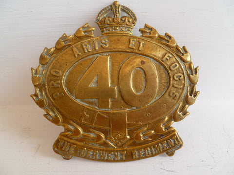 AUSTRALIA 1930/42  40th derwent regt cap badge