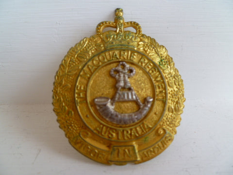 AUSTRALIA 1953/60  the macquarie regt cap badge lugs