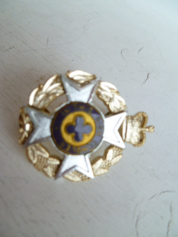 AUSTRALIA 1960s on c/b type christian corp cap badge