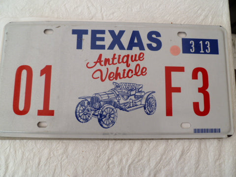usa car  number plate texas