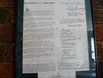USA japanese surrender document signed on uss missouri