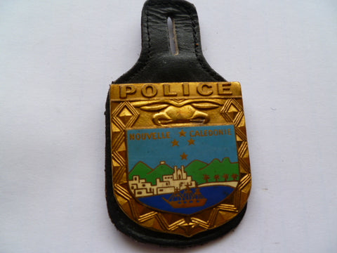 FRENCH CALEDONIA brest badge on hanger rare