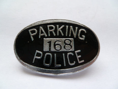 AUSTRALIA NSW  police parking  # 168  collar BADGE