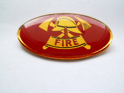 SINGAPORE fire service badge m/m FM