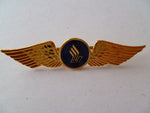 AIRLINE WING singapore air m/m jy gold  metal