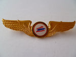 AIRLINE WING   1 2 go airline  gold  metal