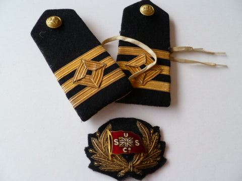 NEW ZEALAND  USSCO set of epps and cap badge