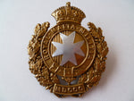 MALTA militia cap badge K/C exc