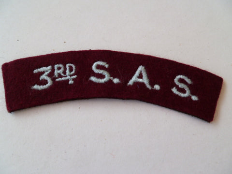 BRITAIN SAS shoulder rocker tab 3rd sas