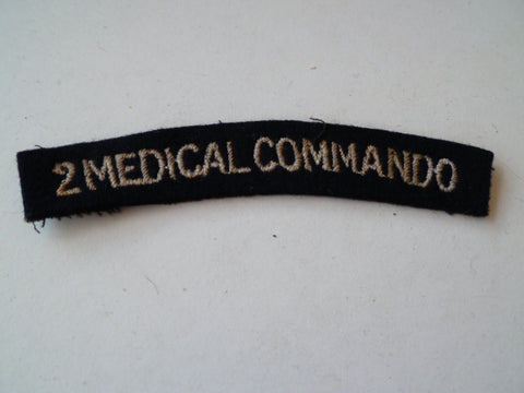 BRITAIN 2 medical commando  on felt rocker