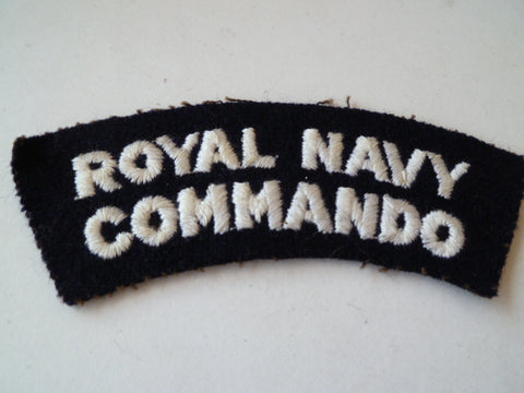 BRITAIN  royal navy commando on felt