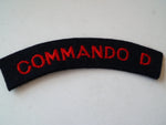 BRITAIN  commmando D rocker