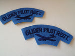 BRITAIN BLUE glider regt pair L&R