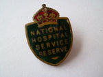 BRITAIN  NAT HOSPITAL SERVICE RESERVE lapel badge