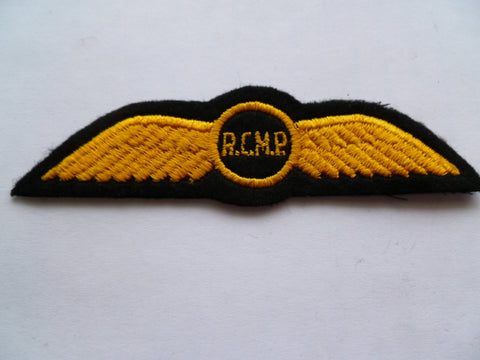 CANADA RCMP PILOT WINGS EMB scarce
