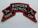 US ARMY ranger 3rd sqd 7th cav border patrol