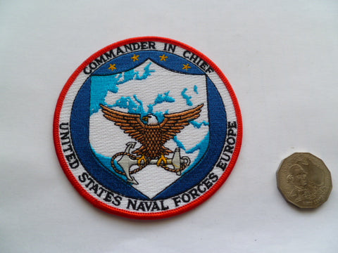 US NAVAL FORCES EUROPE COM IN CHIEF patch rare