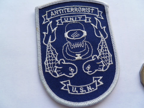 USN SEAL  anti terrorist unit patch