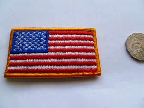 USA FLAG as used on military uniform lightly used velcroed