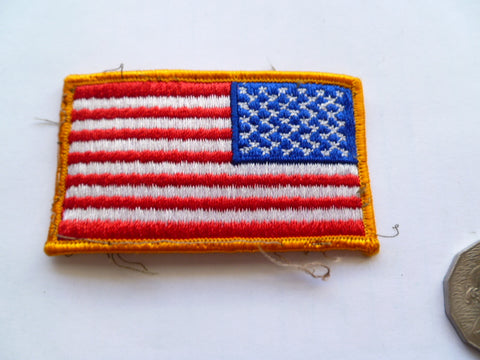 USA FLAG as used on military uniform lightly used