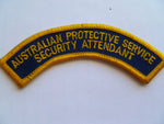 AUSTRALIA federal police/aps airport security rocker