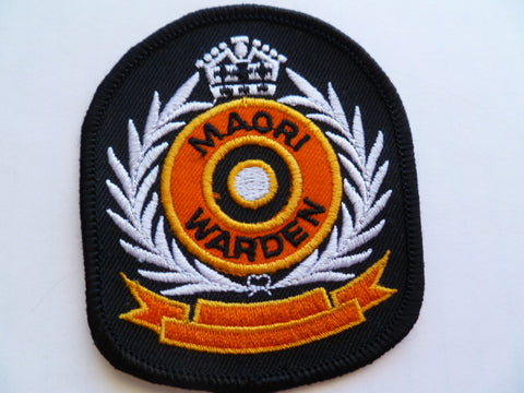NEW ZEALAND maori warden patch ON HOLD