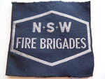 AUSTRALIA nsw fire brigade silver patch older exc