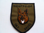 NEW ZEALAND RNZAF dog section  patch subdued