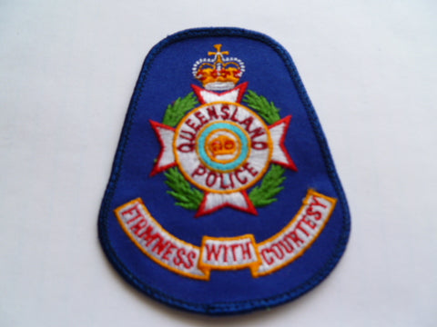 AUSTRALIA queensland police patch older exc shirt firm