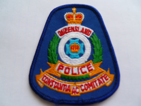 AUSTRALIA queensland police patch older exc shirt /const
