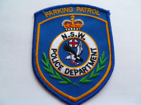 AUSTRALIA nsw  police dept parking patrol patch  exc