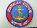 AUSTRALIA customs patch marine group lt bblue