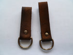 GERMAN WWII officers belt loops 2 brown L/W or political