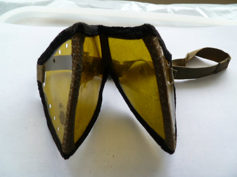 GERMAN WWII dust goggles throw away plastic type