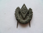 GERMAN WWII lapel badge HJ 1943 no  maker mark