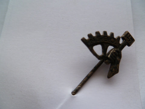 GERMAN WWII lapel badge NSBO maker mark ges gesch