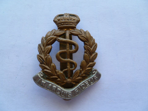 medical corp cap badge bi-metal