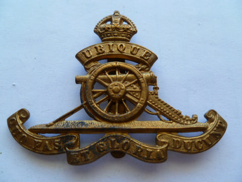 artillery cap badge k/c nice older badge