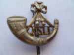 kings own shropshire light inf cap badge bi metal