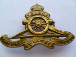 artillery cap badge k/c nice older badge economy issue