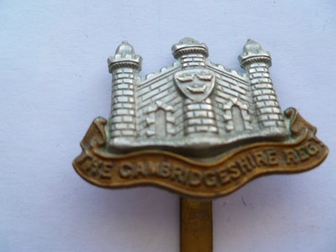 cambidgeshire regt bi-metal exc