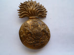 royal scots fusiliers busby/glengarry badge lge