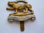 leicestershire regt cap badge bi-metal