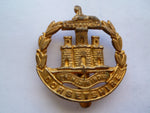 dorsetshire regt cap badge all brass m/m