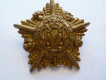 5th foot machine gun regt BRASS cap badge