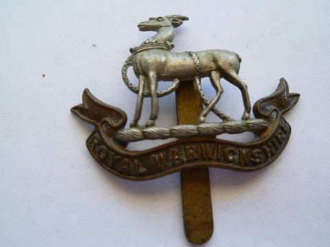 royal warrickshire cap badge shaped w/ slider