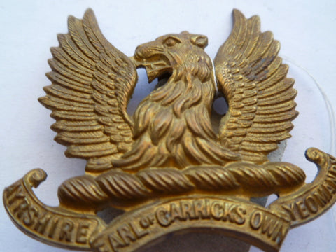 ayrshire yeomanry cap badge